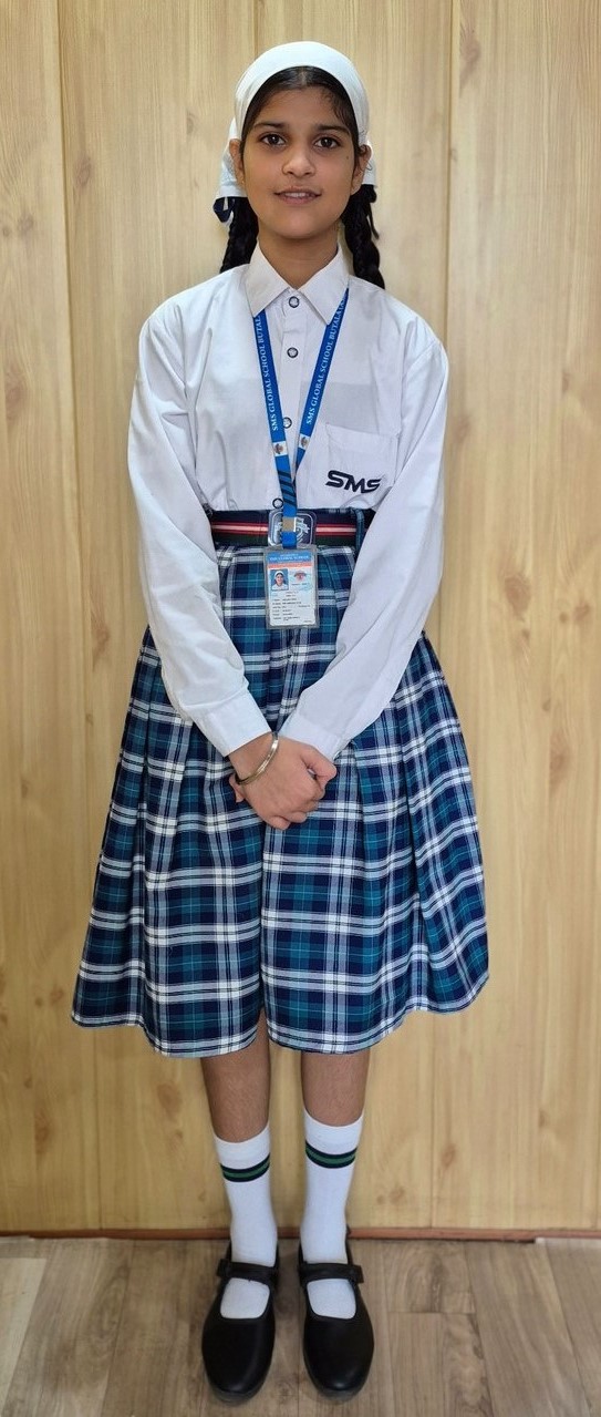 SMS Global School summer uniform for girls